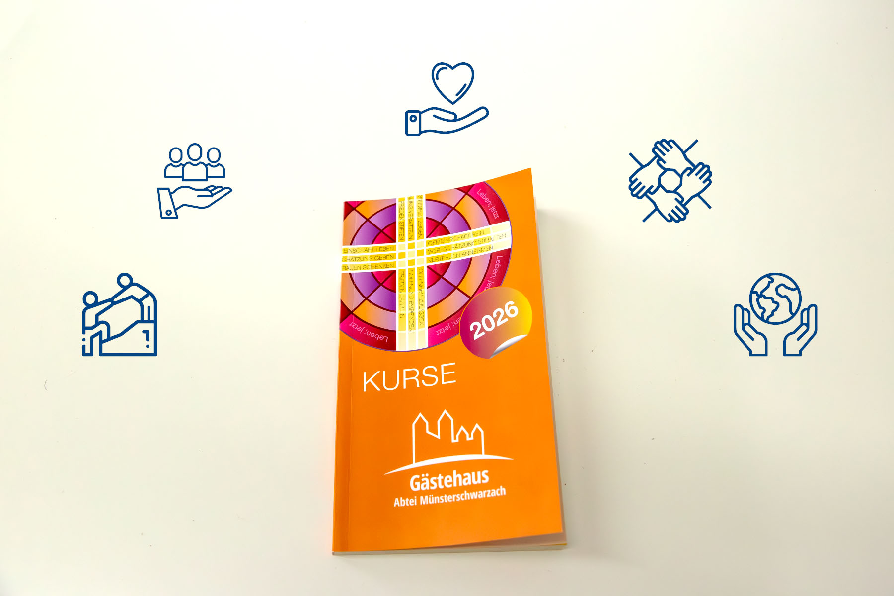 Das Kursprogramm bietet auch Kurse zum Thema "Stärke, Werte, Kraft und Klarheit".